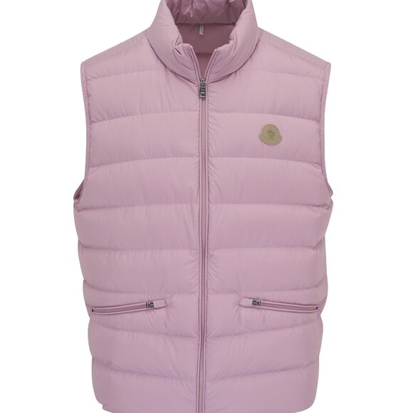 Moncler Matte Pink Down Vest Size 4– NWT $1050 Retail $950